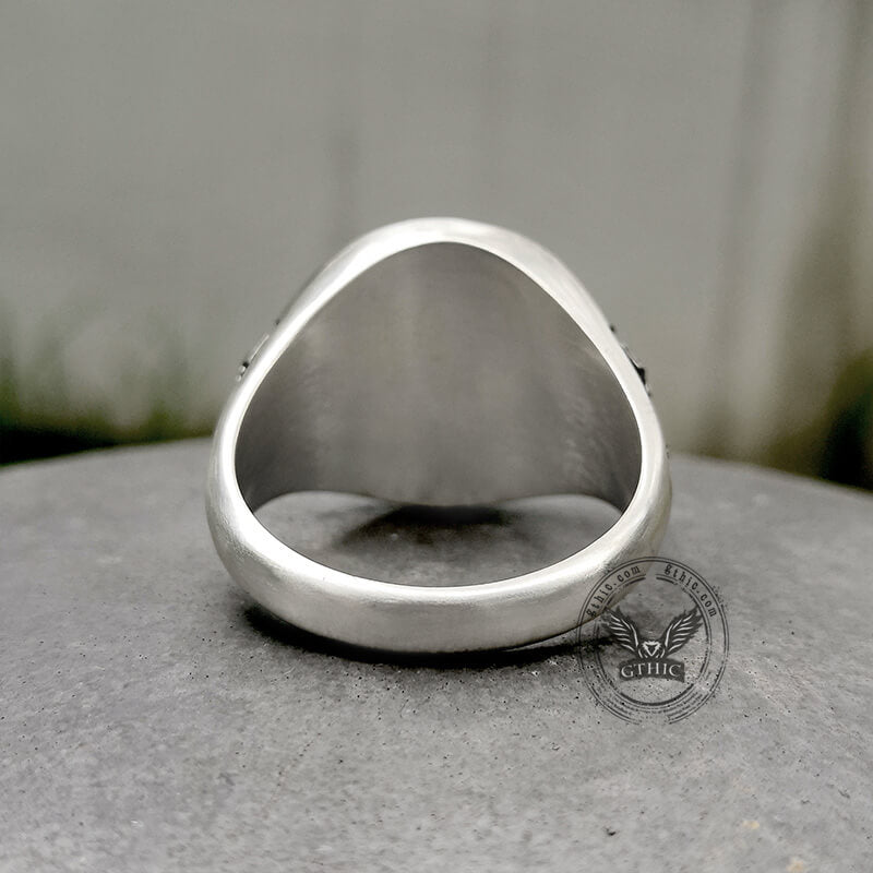 Virgin Mary Prayer Sterling Silver Ring