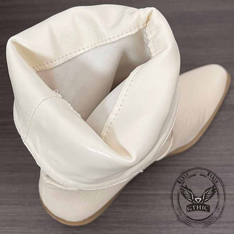 Wasteland Style Fringe Pointed Toe Martin Boots