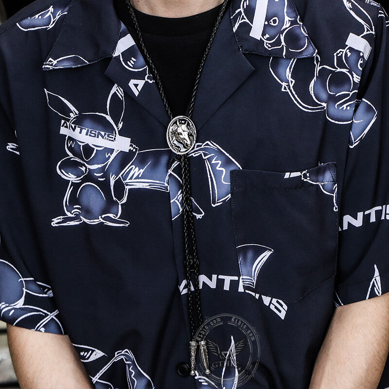 Western Horse Head Alloy Bolo Tie