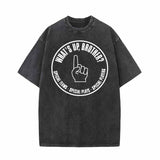 What’s Up Brother Vintage Washed T-shirt 01 | Gthic.com