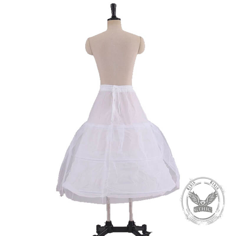 White Fishbone A-Line Wedding Dress Petticoat White Fishbone A-Line Wedding Dress Petticoat