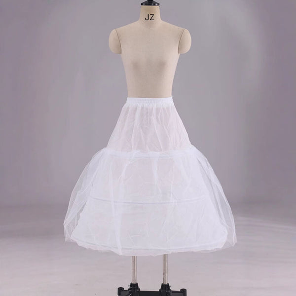 White Fishbone A-Line Wedding Dress Petticoat | Gthic.com