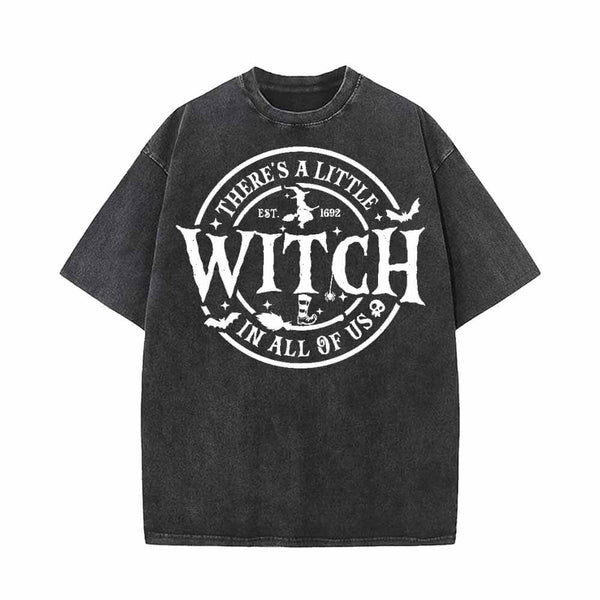 Witch Sayings Vintage Washed T-shirt Vest Top | Gthic.com