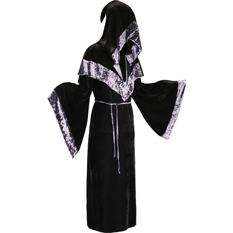 Wizard Hooded Cloak Robe Halloween Costume – GTHIC