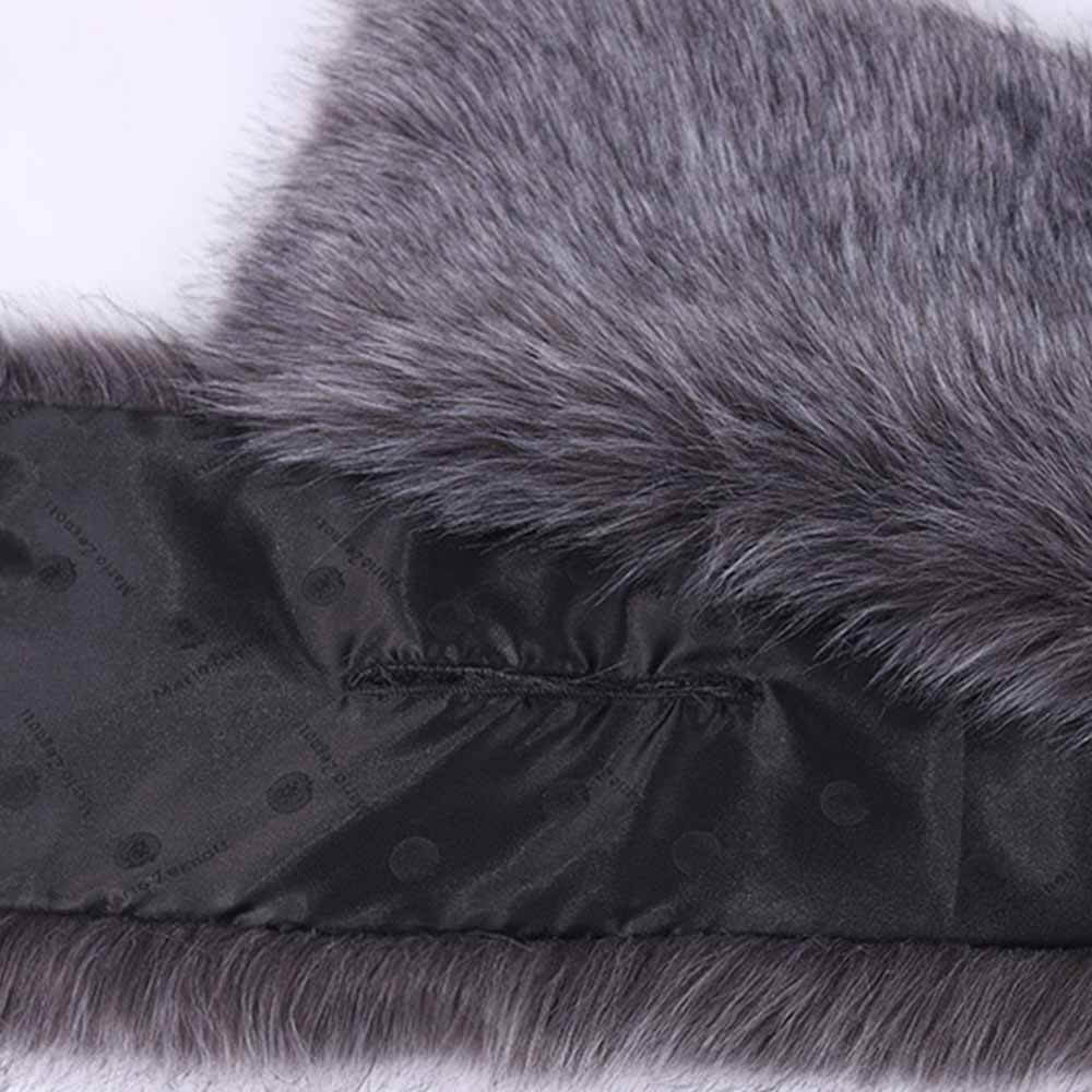 Women's Faux Fur Evening Dress Plush Long Shawl – GTHIC