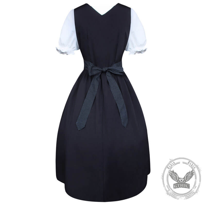 Women's Medieval Lace Up Costume Dress