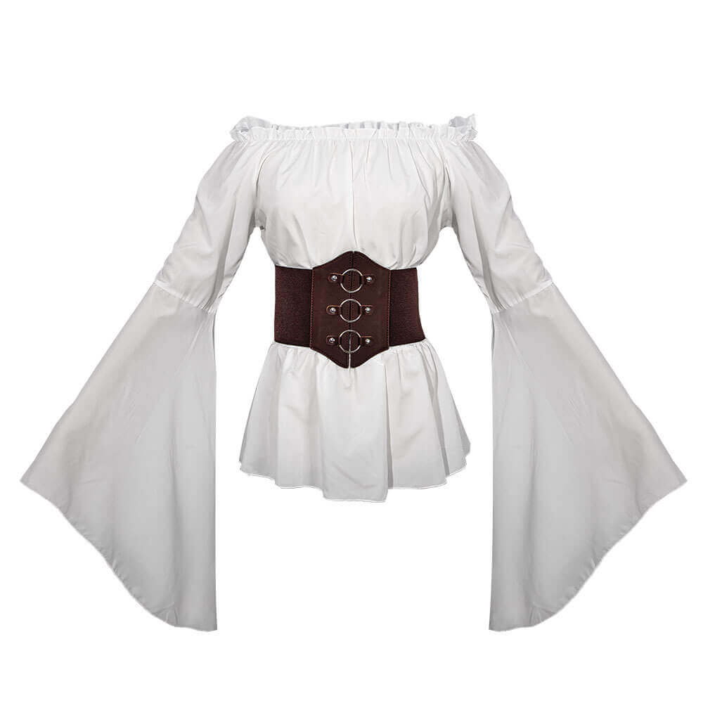 Women's Medieval Renaissance Bat Sleeve Pirate Shirt | Gthic.com