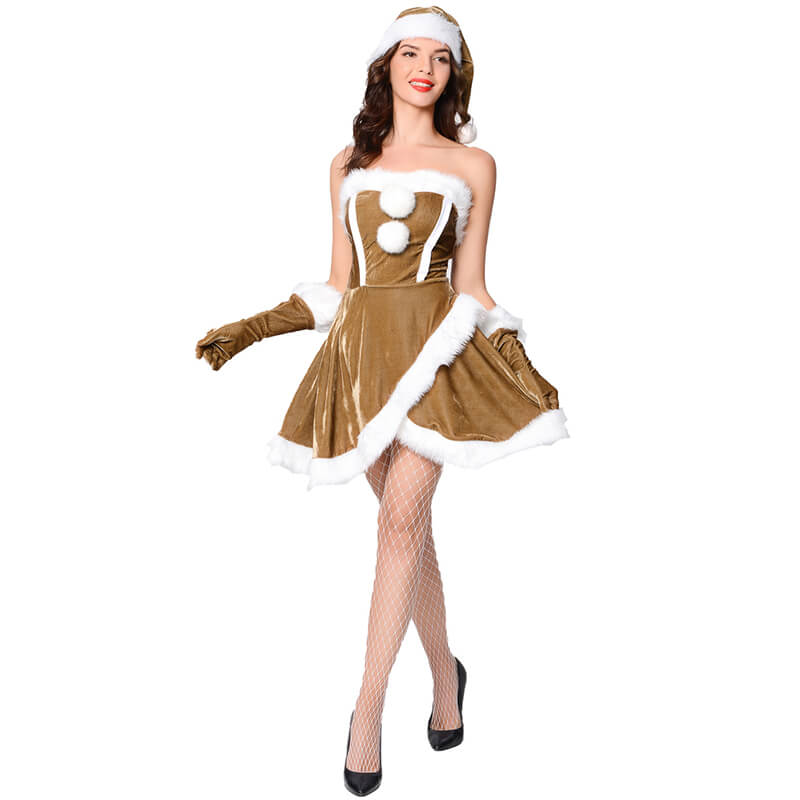 Women’s Santa A-line Christmas Dress | Gthic.com