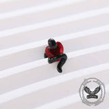 Wrapped Heart G23 Titanium Alloy Lip Stud Earrings