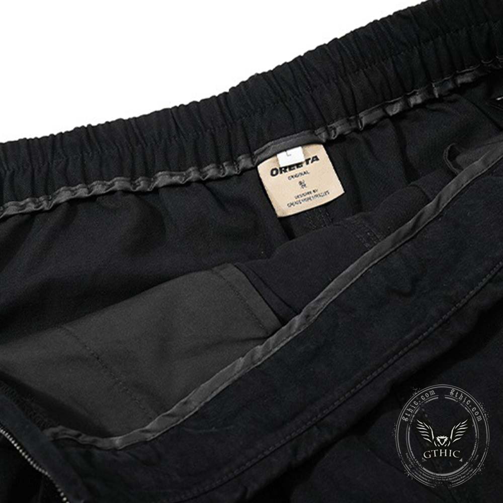 Y2K America Large Pockets Wide Leg Cargo Shorts