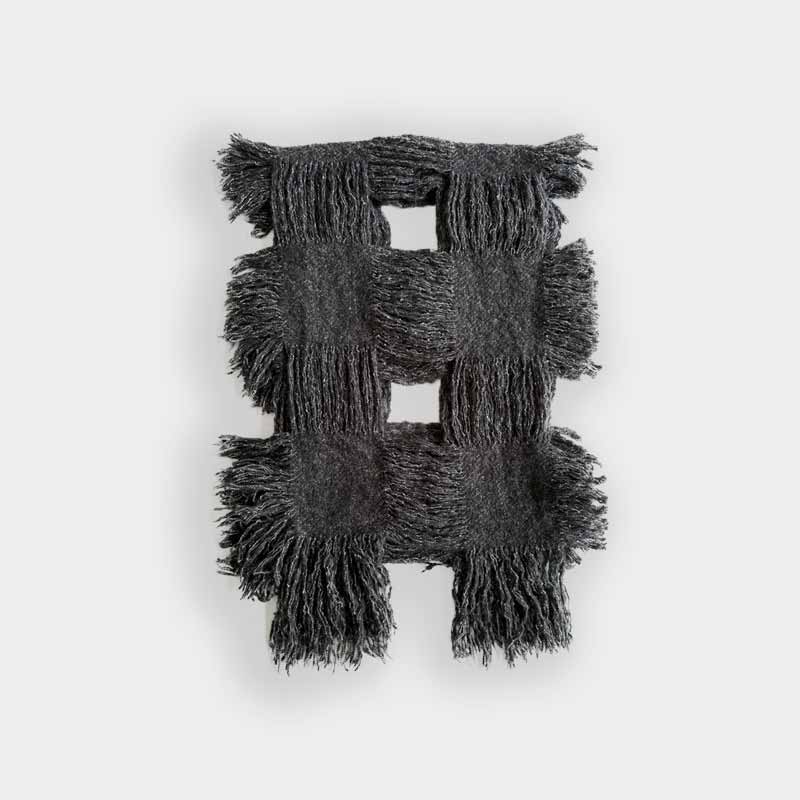 Y2K Beggar-Style Hole Wool Blend Knitted Scarf
