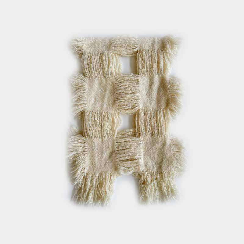 Y2K Beggar-Style Hole Wool Blend Knitted Scarf