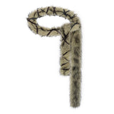 Y2K Faux Fox Fur Punk Plush Belt