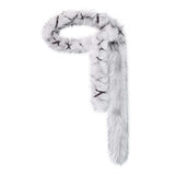 Y2K Faux Fox Fur Punk Plush Belt