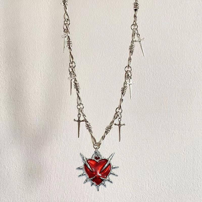 YK2 Love Sword Thorn Gothic Alloy Pendant | Gthic.com