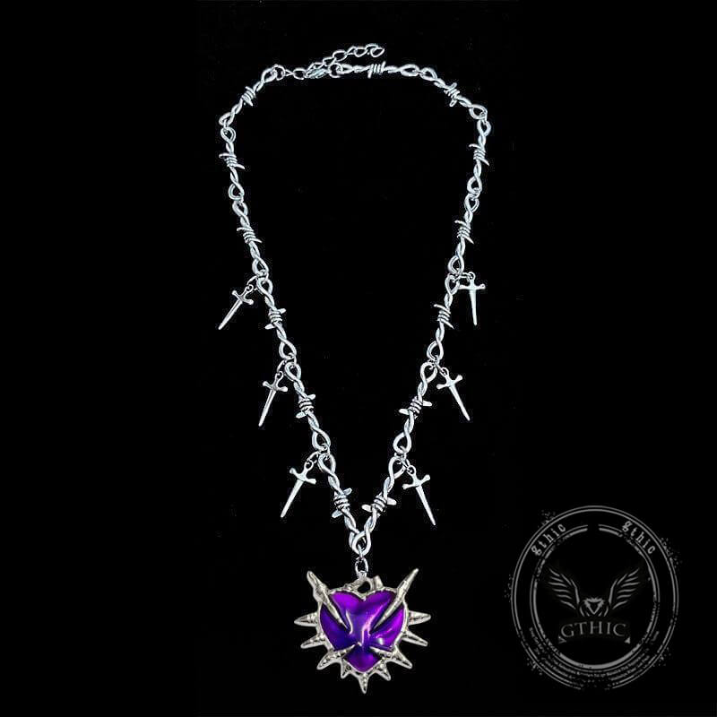 YK2 Love Sword Thorn Gothic Alloy Pendant | Gthic.com
