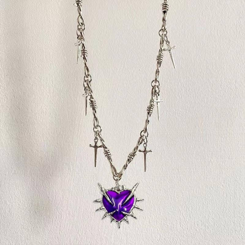 YK2 Love Sword Thorn Gothic Alloy Pendant | Gthic.com
