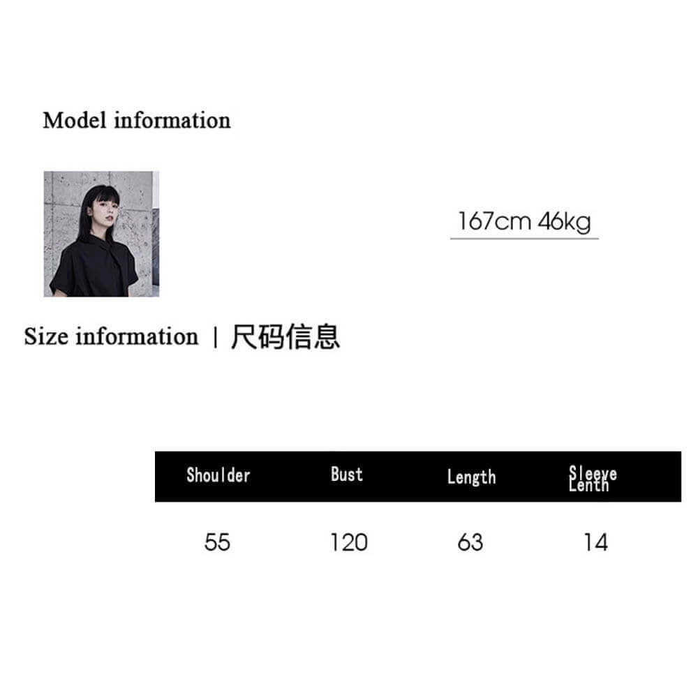 Yohji Yamamoto Korean Ribbon Flower Slit T-shirt | Gthic.com