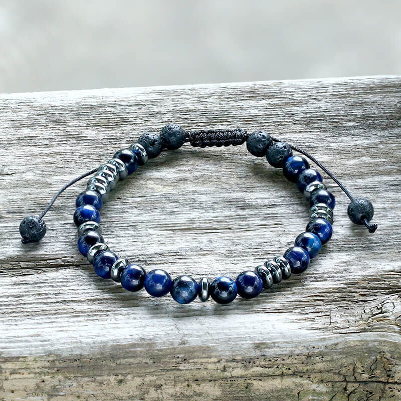 You Are Loved Tiger Eye Morse Code Bracelet | Gthic.com
