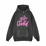 You Are So Loved Vintage Washed Hoodie | Gthic.com