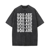 You Are Worthy And Loved Vintage Washed T-shirt