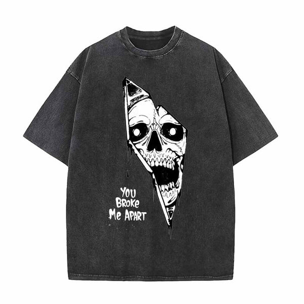 You Broke Me Apart Skull T-shirt | Gthic.com