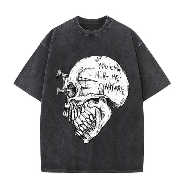 You Can’t Hurt Me Any More Skull T-shirt | Gthic.com