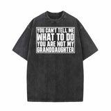 You Can't Tell Me What To Do Vintage Washed T-shirt 01 | Gthic.com