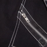 Zipper Chain Cotton Punk Pants