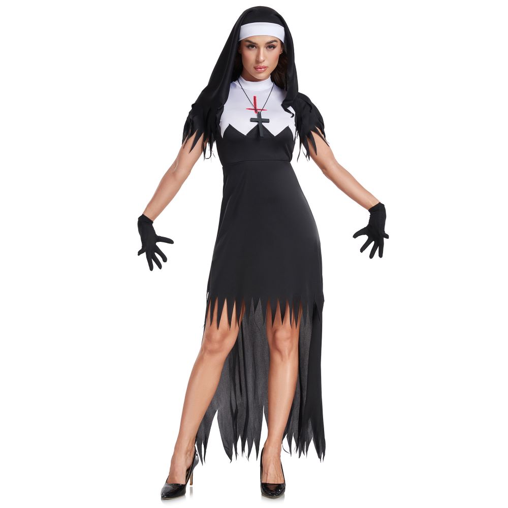 Zombie Nun Cosplay Halloween Costume  Gthic.com