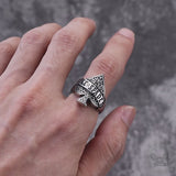 Ace Of Spades Stainless Steel Ring