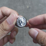 Roman Julius Caesar Stainless Steel Ring