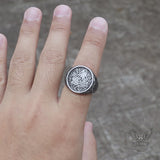 Urnes Valknut Wikinger-Ring aus Edelstahl