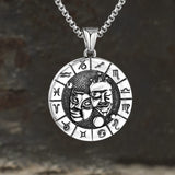 12 Constellation Divination Stainless Steel Pendant | Gthic.com
