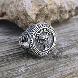 Anello teschio in argento sterling con segno zodiacale 12 costellazioni