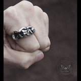 Couple's Hug Stainless Steel Ring