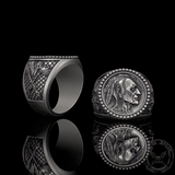 1938 Buffalo Hobo Nickel Sterling Silver Ring | Gthic.com