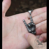 Gothic Dark Rock Stainless Steel Skull Necklace