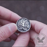 Tree Of Life Stainless Steel Viking Ring