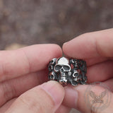 Halloween Specter Skull Stainless Steel Ring