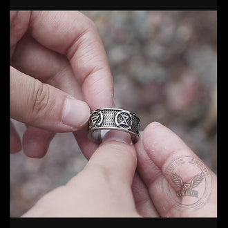 Witchers Elements Signs Stainless Steel Ring