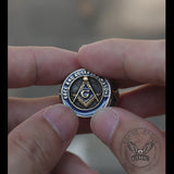 Eye Of Providence 316L Stainless Steel Masonic Ring