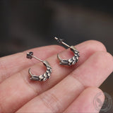 Eagle Claw Sterling Silver Stud Earrings