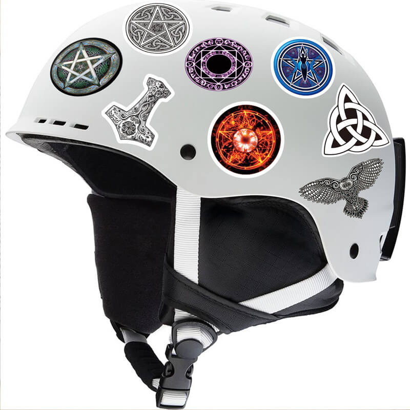 50 Pcs Nordic Viking Totem Waterproof Stickers