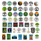 50pcs Viking Totem Tree of Life Waterproof Stickers | Gthic.com