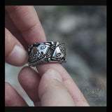 Relief Fish Stainless Steel Ring