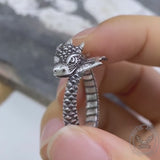 Domineering Dragon Sterling Silver Ring