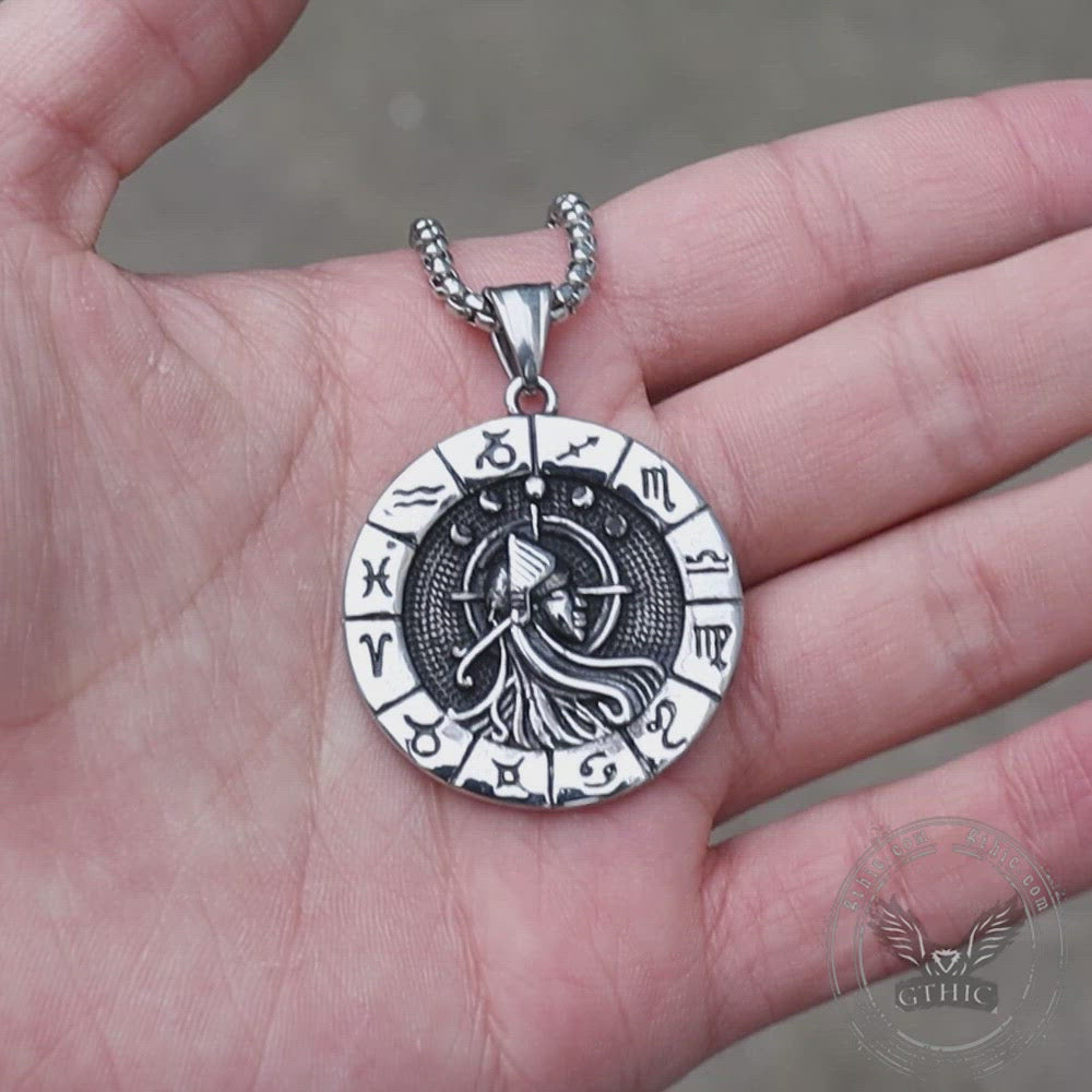 Virgo Stainless Steel Pendant