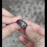 Goshawk Stainless Steel Eagle Ring