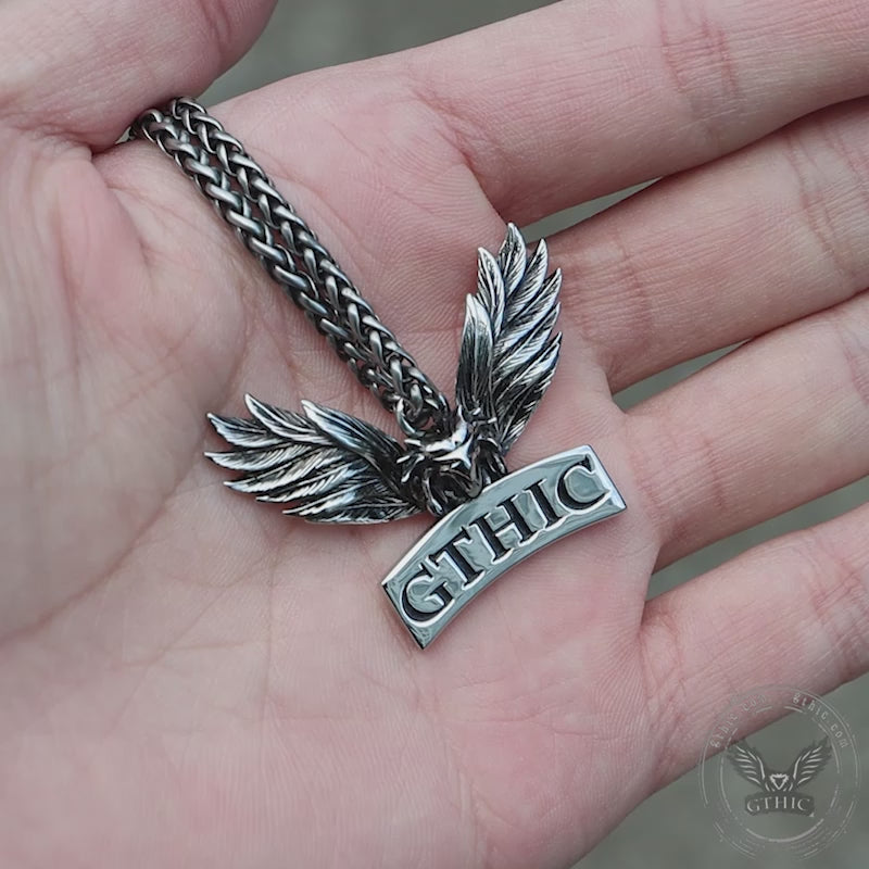 Gthic Logo Design Stainless Steel Pendant